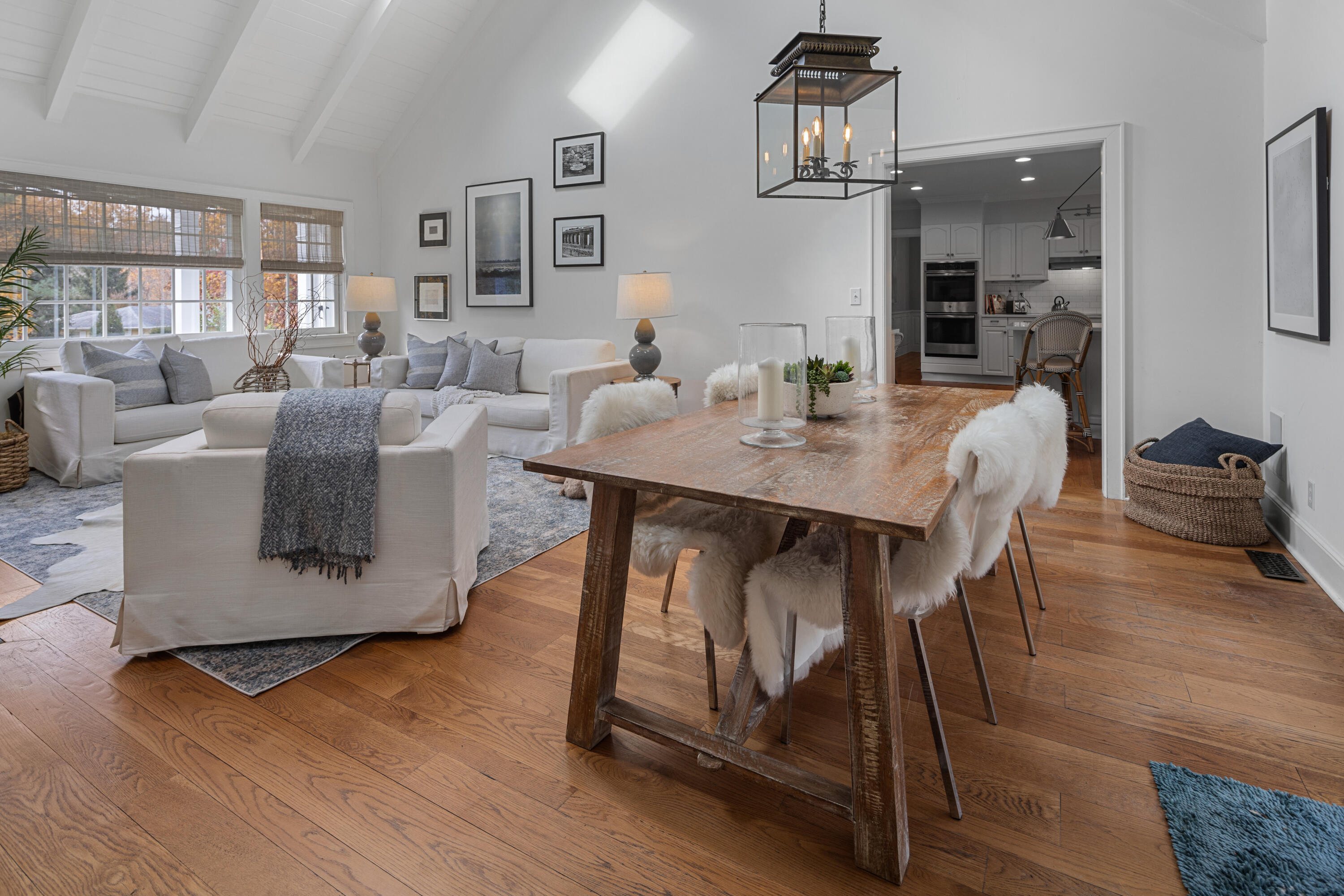 95 Ludlowe Road New Canaan, CT 06840 - Photo 12 of 37 a living room with furniture and wooden floor
