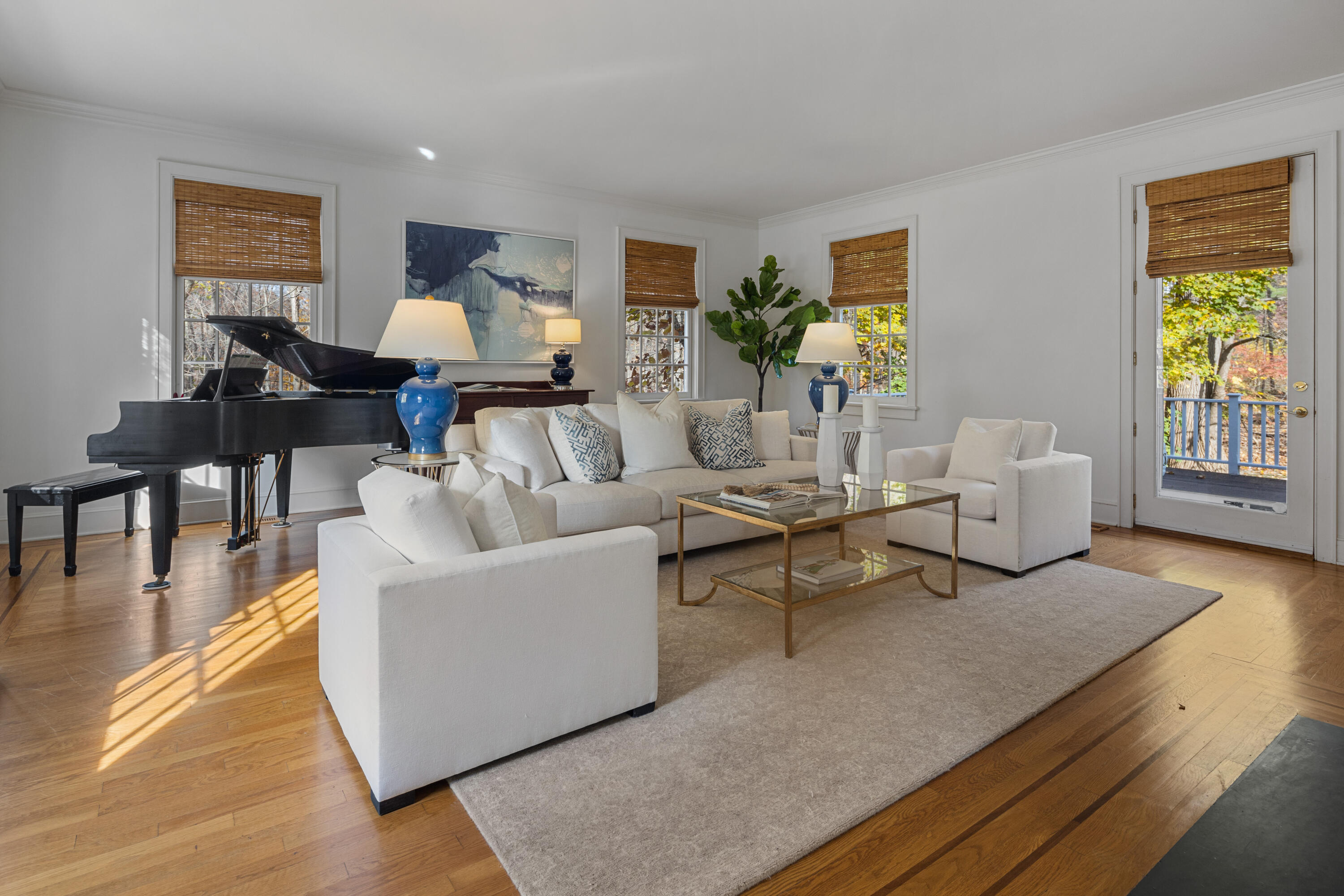 95 Ludlowe Road New Canaan, CT 06840 - Photo 5 of 37 a living room with furniture and wooden floor