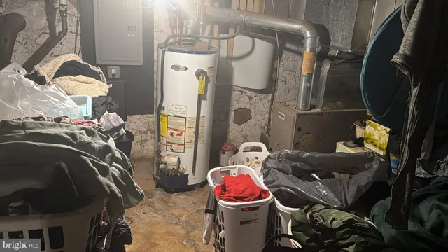 a bathroom with a mirror toilet and shower