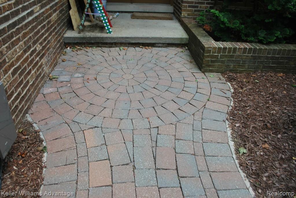 Front paver walkway