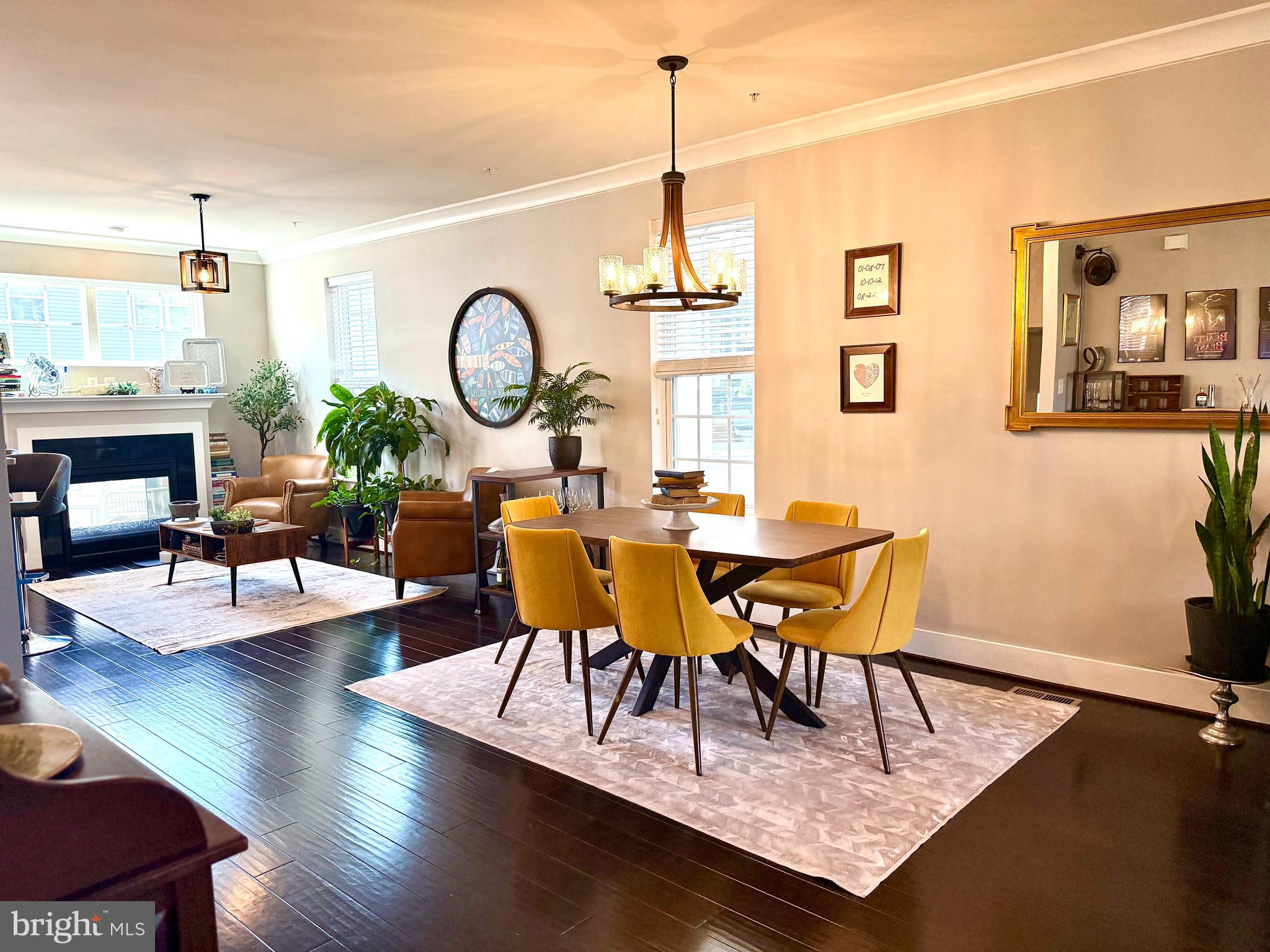 120 Waterline Court Annapolis, MD 21401 - Photo 12 of 38 a view of a dining room with furniture window and wooden floor