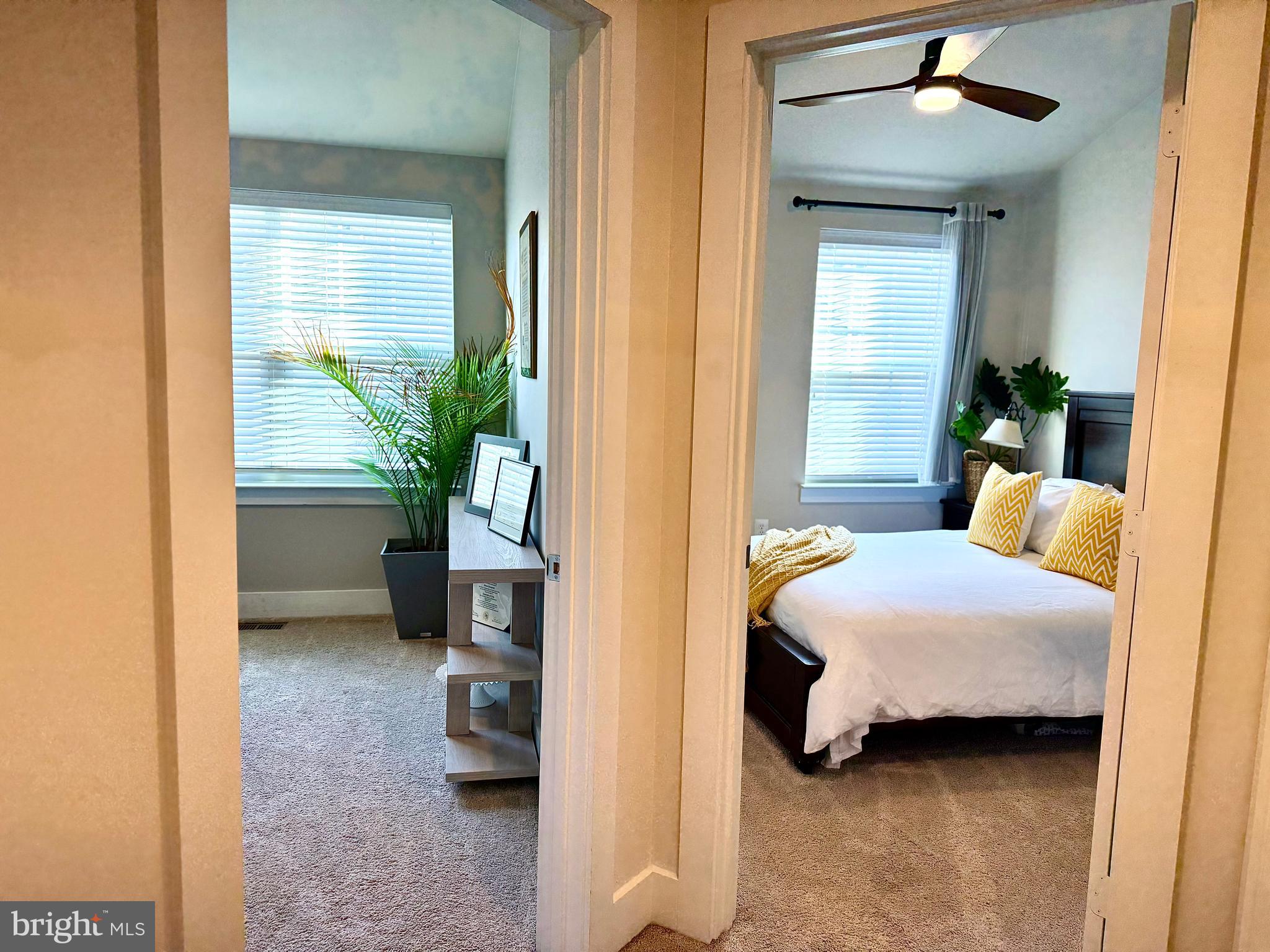 120 Waterline Court Annapolis, MD 21401 - Photo 21 of 38 a bedroom with a bed and ceiling fan