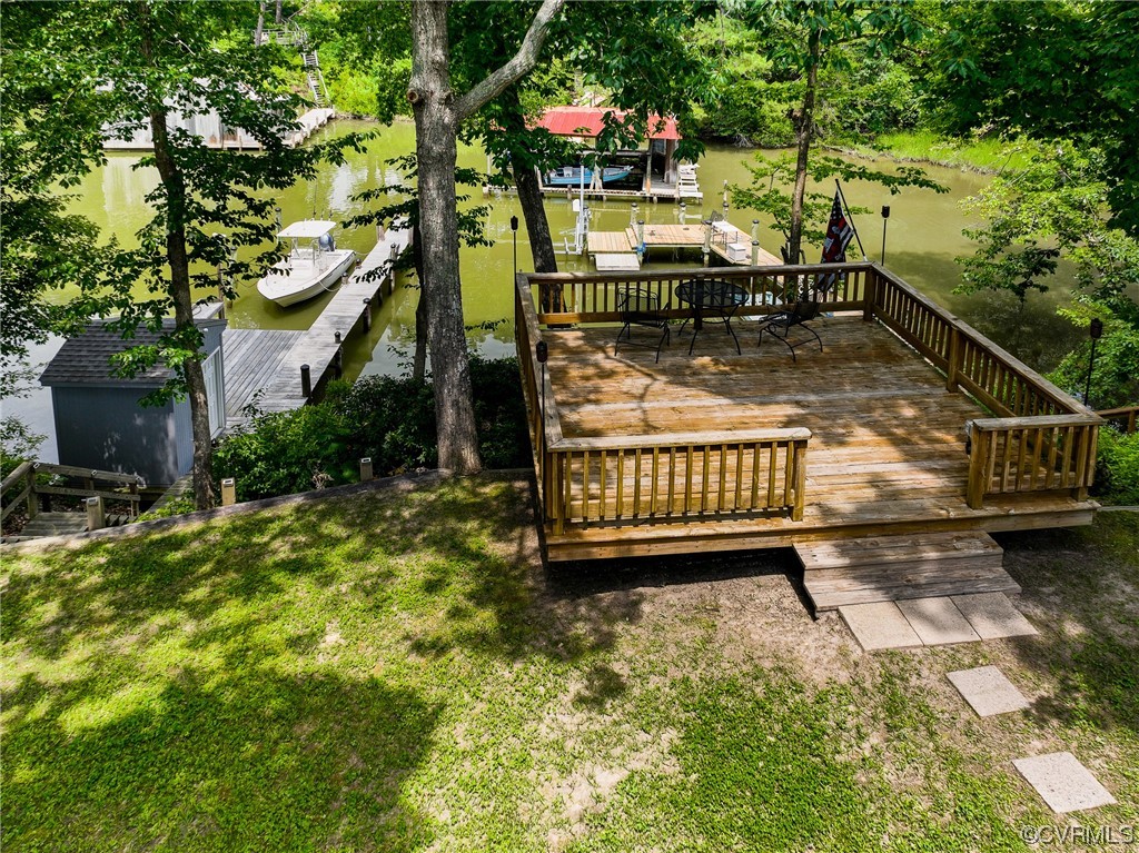 382 Hideaway Point Road Topping, VA 23169 - Photo 5 of 50 a view of swimming pool with a patio