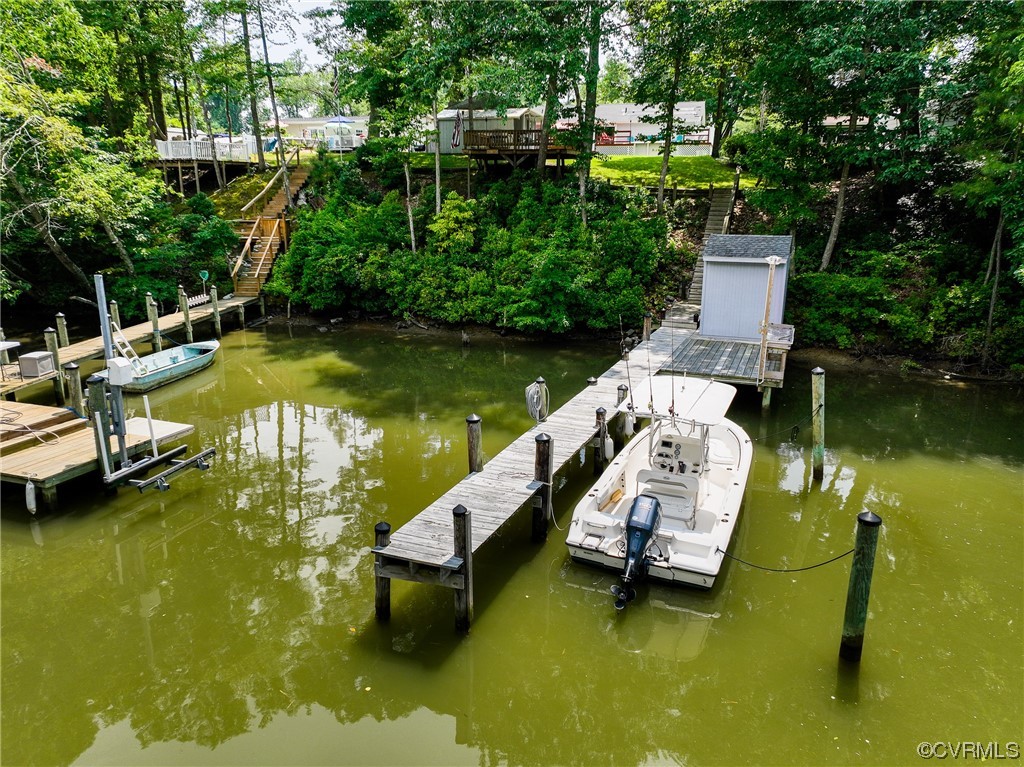 382 Hideaway Point Road Topping, VA 23169 - Photo 10 of 50 a view of swimming pool with lounge chair