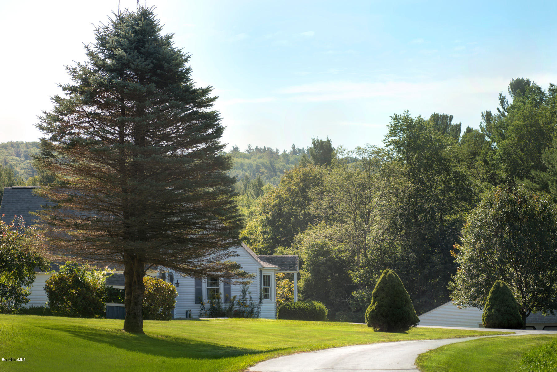 540 Main Road Monterey, MA 01245 - Photo 3 of 26 a view of a big yard in front of the house