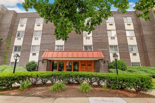 4700 Old Orchard Road, Unit 403 Skokie, IL 60076 - Photo 1 of 21 front view of a brick building