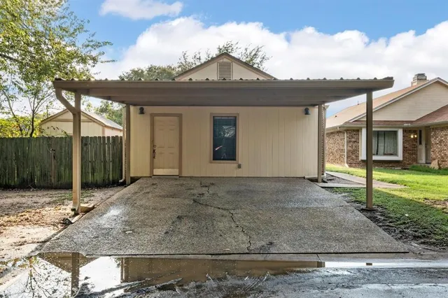 a view of a house with a porch