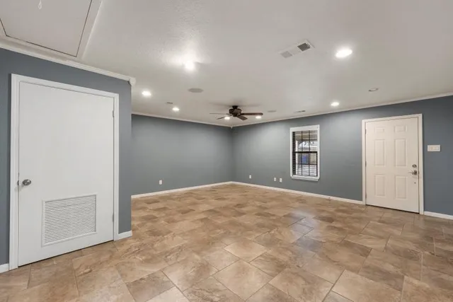 a view of an empty room