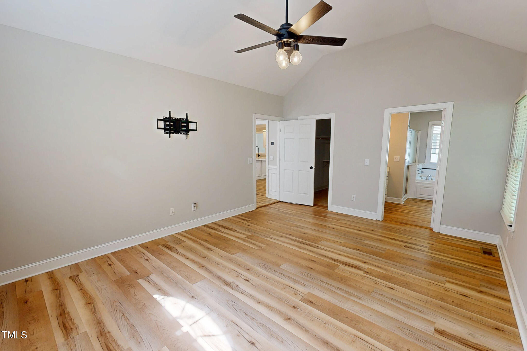 417 Rassie Crabtree Road Rougemont, NC 27572 - Photo 25 of 37 a view of empty room with wooden floor