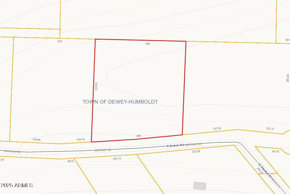 9790 East Antrim Road, Unit 18 Dewey, AZ 86327 - Photo 11 of 12 Lot Dimensions