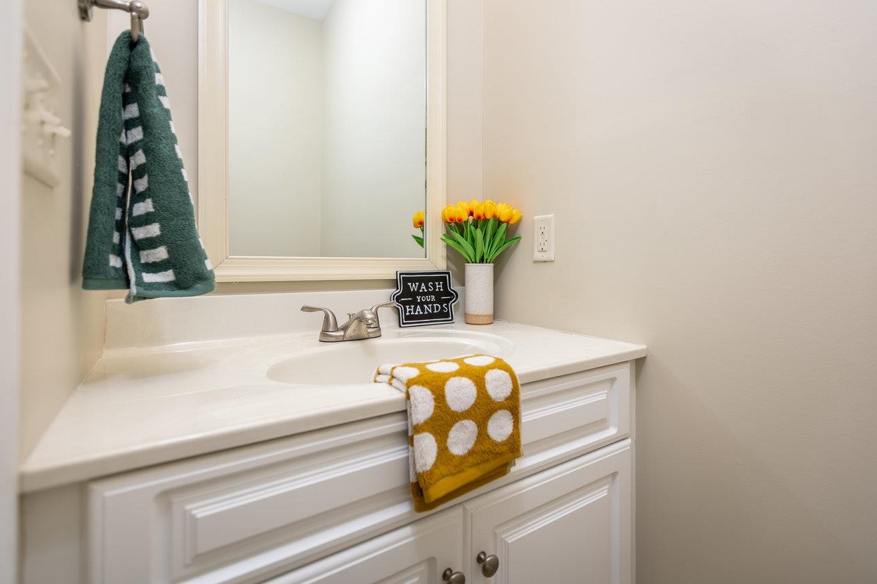 1398 Verdant Spring Lane Harrisonburg, VA 22801 - Photo 19 of 43 a bathroom with a sink and a mirror