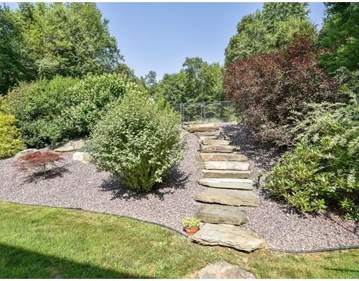406 Sterling Road Holden, MA 01522 - Photo 33 of 42 a view of a yard with plants and a fountain