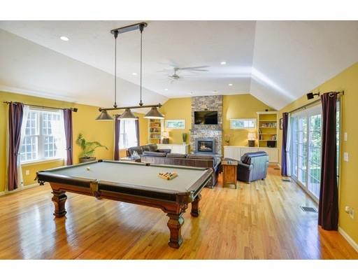 406 Sterling Road Holden, MA 01522 - Photo 9 of 42 a living room with furniture pool table and large windows
