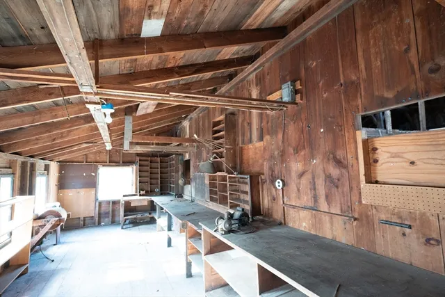 a view of water heater room