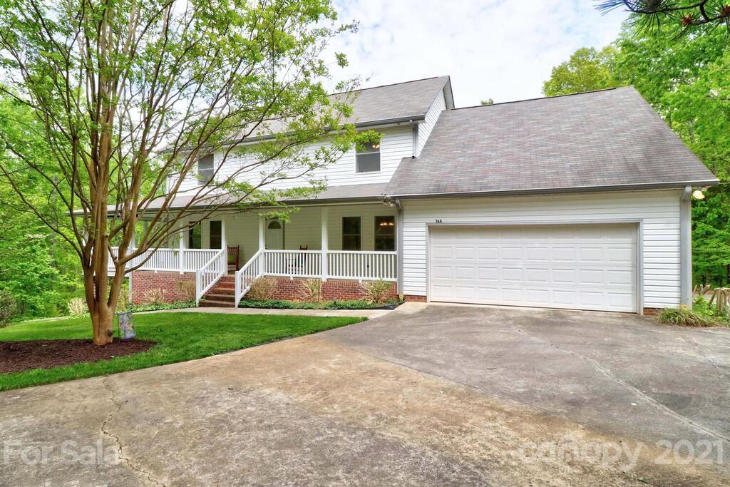 front view of a house and a yard