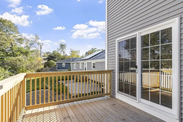 a view of a roof deck
