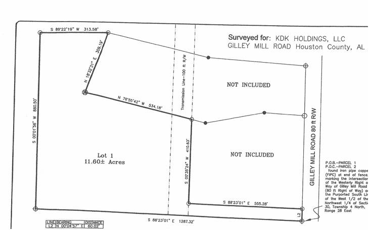 Lot 1 Gilley Mill Road Dothan, AL 36305 - Photo 3 of 3