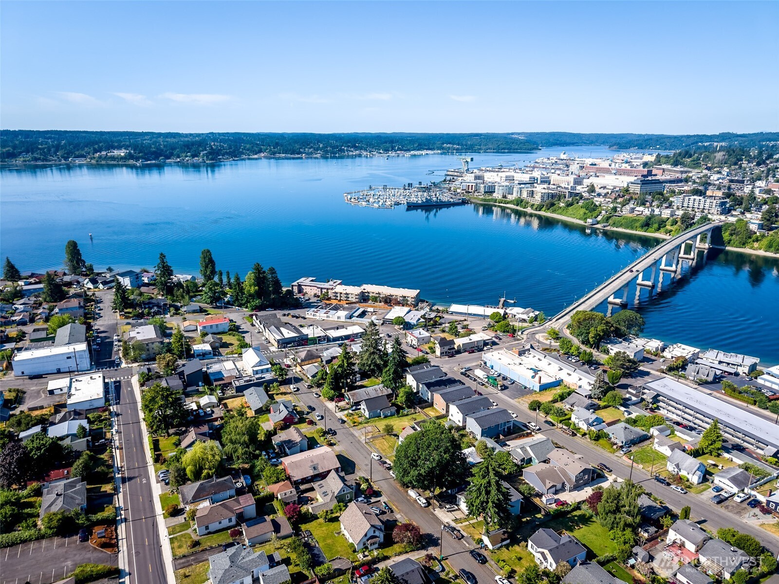 0 Scott Avenue Bremerton, WA 98310 - Photo 20 of 23 a view of a city and ocean view