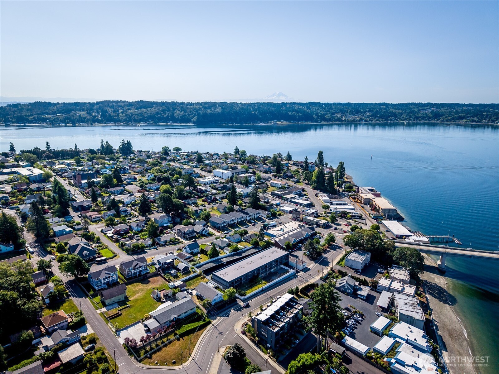 0 Scott Avenue Bremerton, WA 98310 - Photo 21 of 23 an aerial view of a house with a lake view