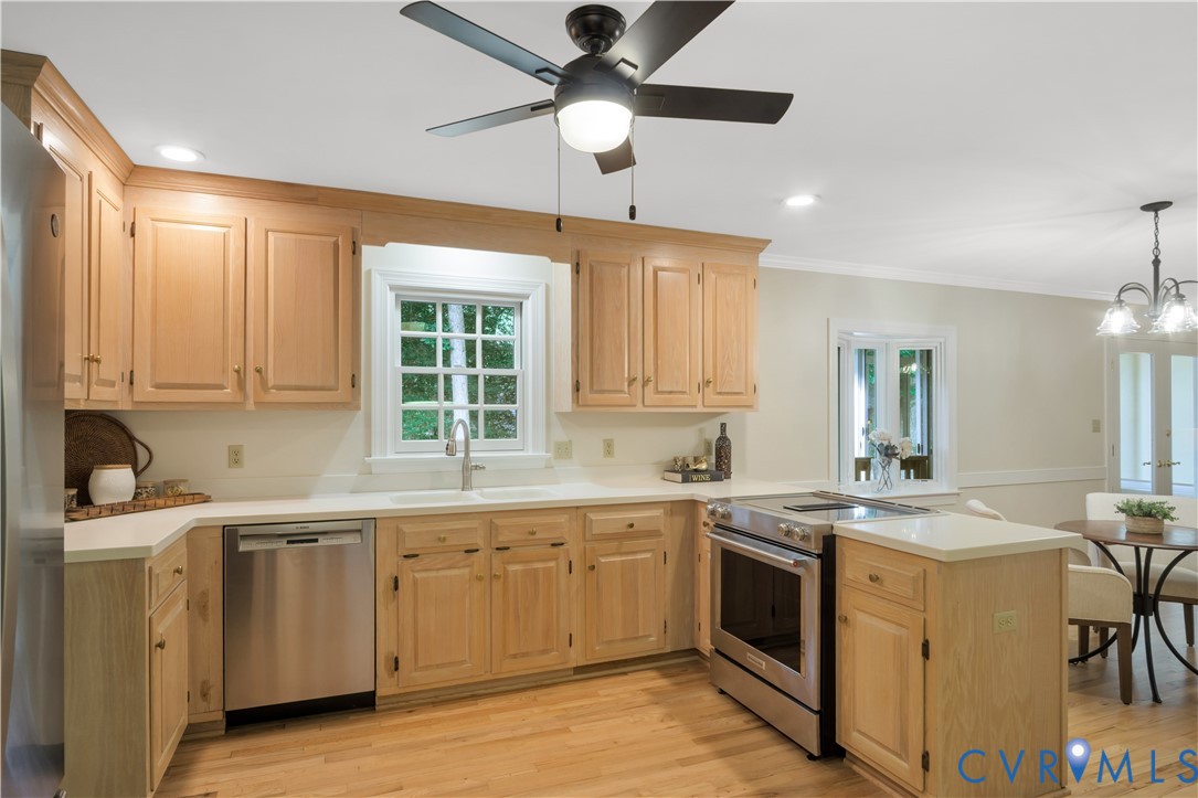 140 Seton Hill Road Williamsburg, VA 23188 - Photo 5 of 40 a view of a kitchen sink and a window