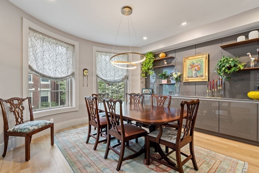 135 Beaconsfield Road, Unit 2 Brookline, MA 02445 - Photo 19 of 33 a dining room with furniture and window