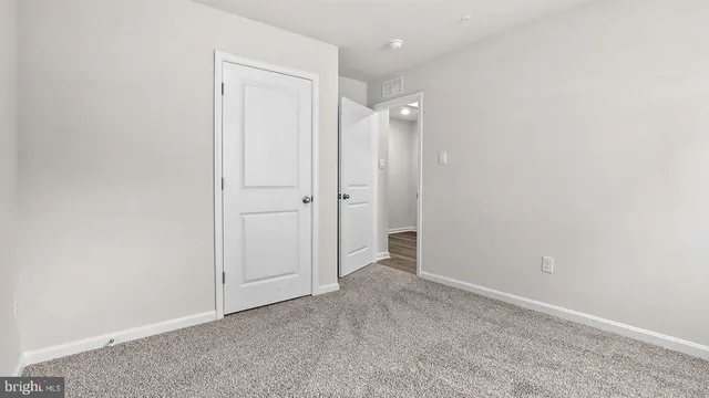 a view of an empty room