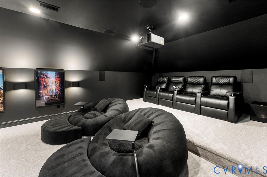 13446 Bradley Bridge Road Chester, VA 23831 - Photo 48 of 98 8K projector, 7.2.4 Dolby Atmos surround in wall s