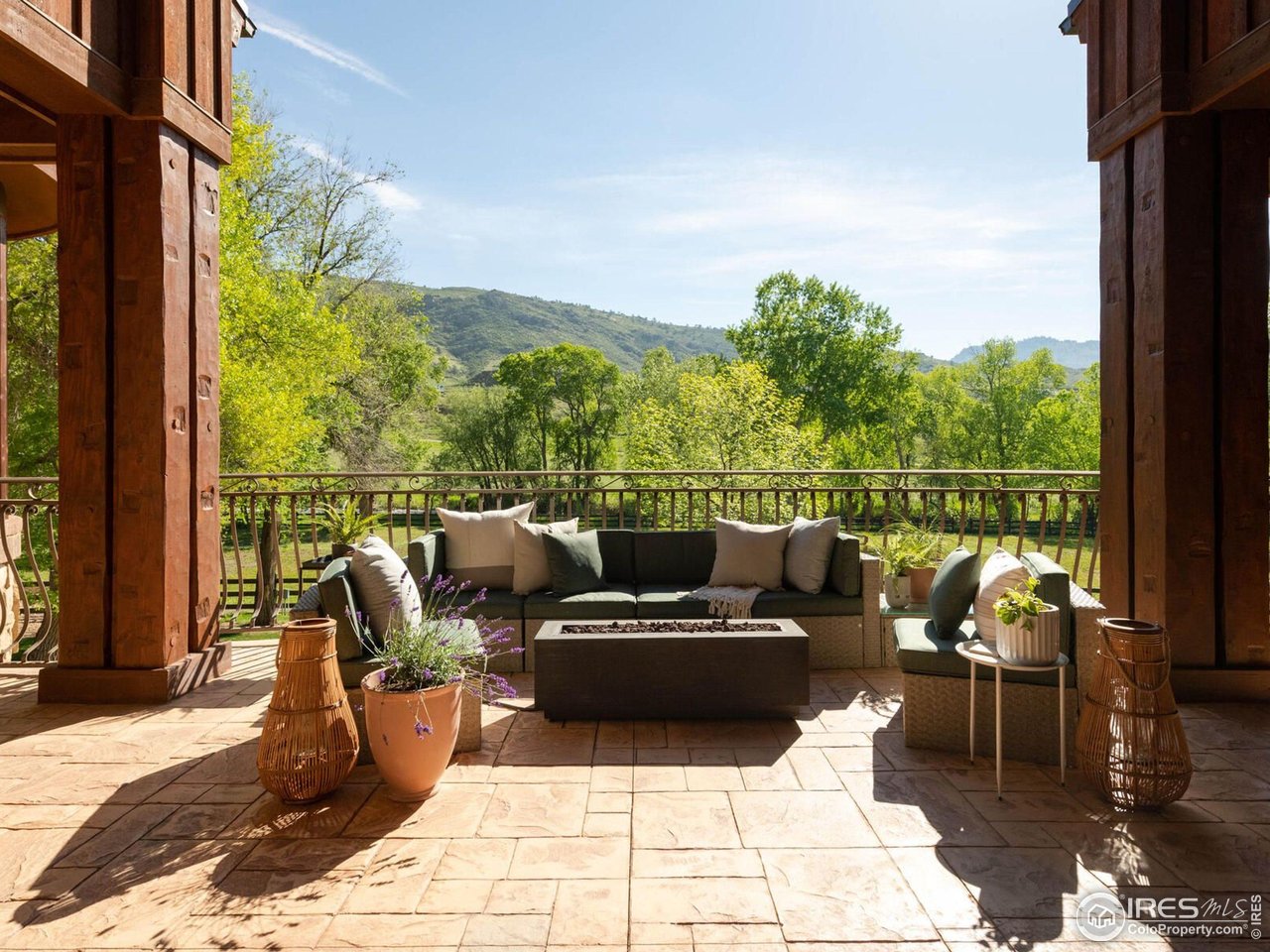 9840 Buckhorn Road Loveland, CO 80538 - Photo 6 of 40 Scenic Deck Overlooking Private Stream