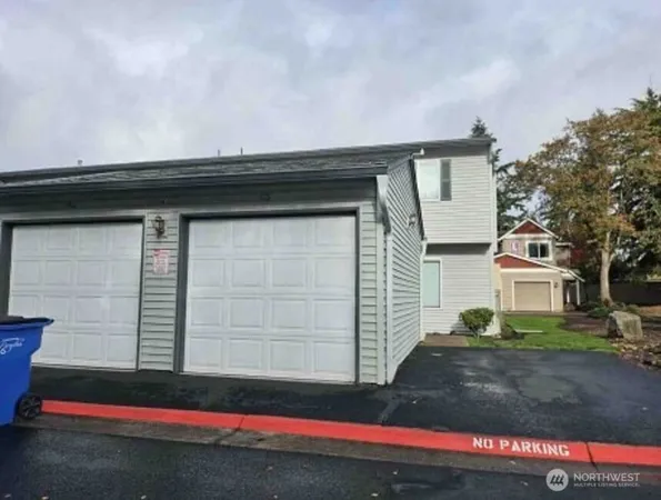 a backyard of a house