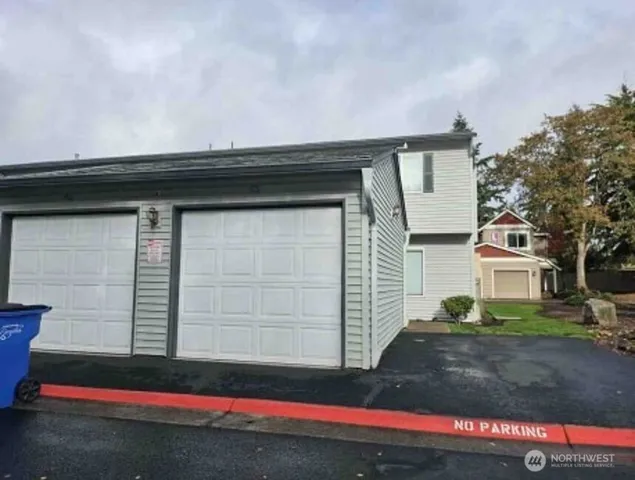 a backyard of a house