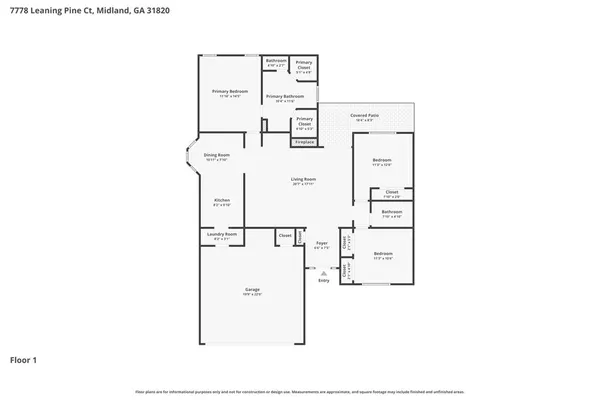 $265,900 | 7778 Leaning Pine Court, Midland, GA 31820