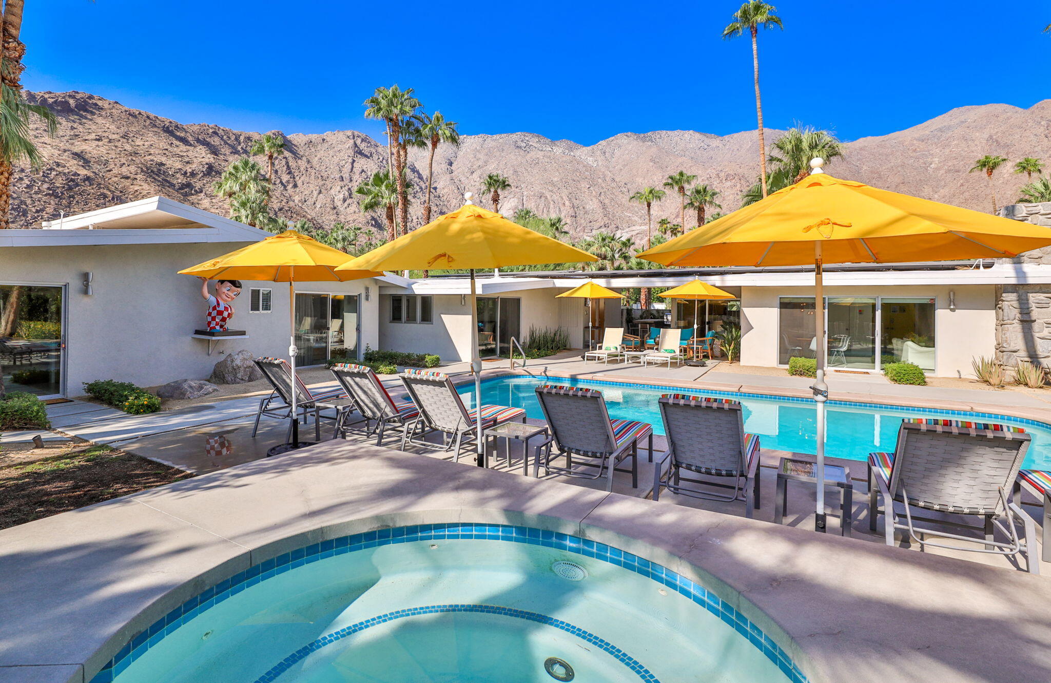 788 North Dry Falls Road Palm Springs, CA 92262 - Photo 70 of 97 an outdoor space with patio and outdoor seating