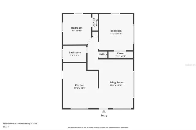 $1,795 | 6912 40th Avenue North, St. Petersburg, FL 33709