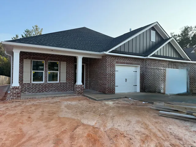 a house view with a outdoor space
