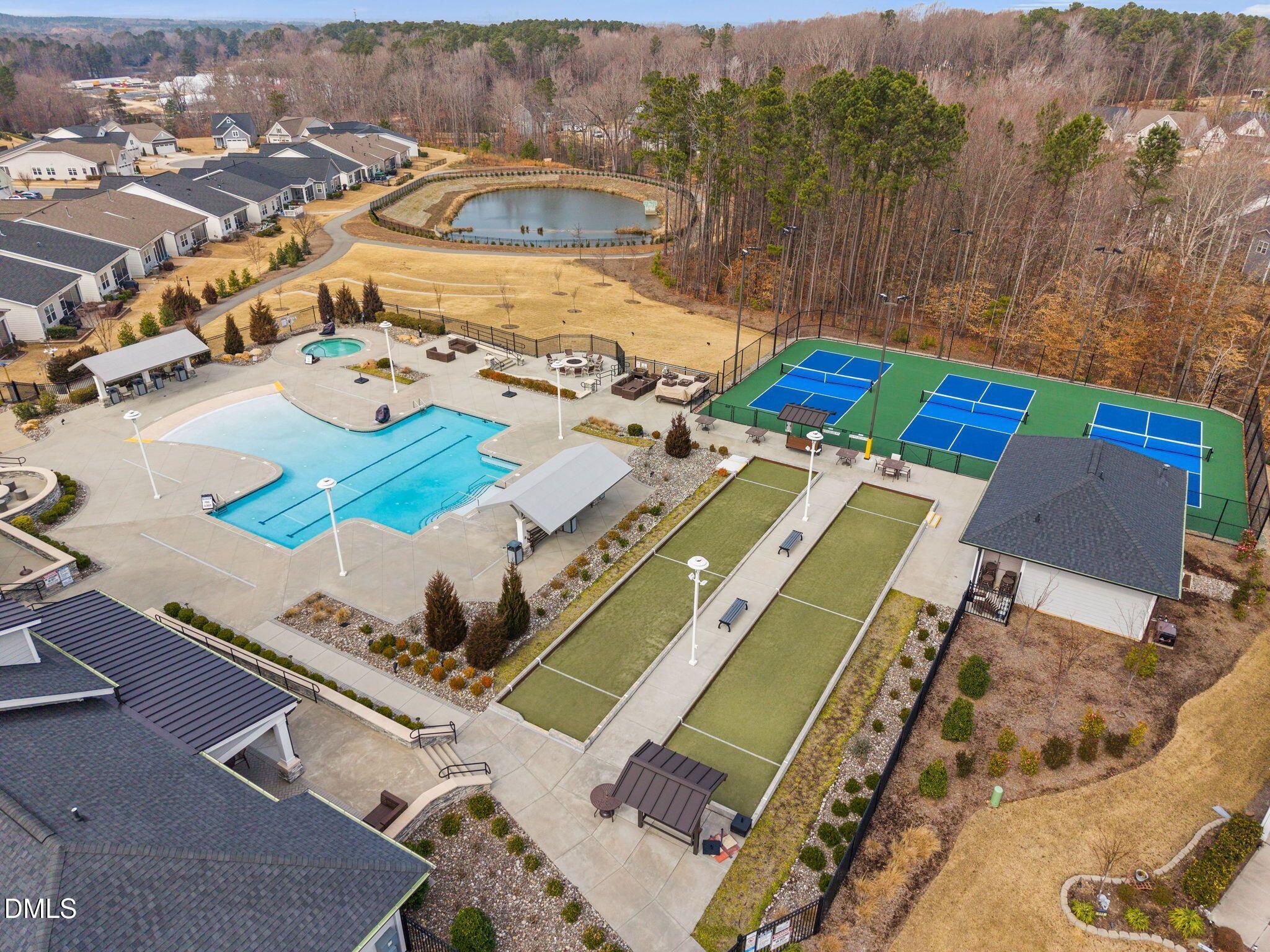 100 English Violet Lane Raleigh, NC 27610 - Photo 91 of 101 an aerial view of a residential houses with outdoor space