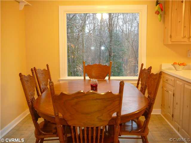 912 Rasmussen Drive Sandston, VA 23150 - Photo 8 of 12 Kitchen - Eat-in Kitchen overlooking Natures wonde