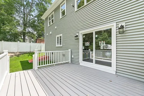 a view of a house with deck
