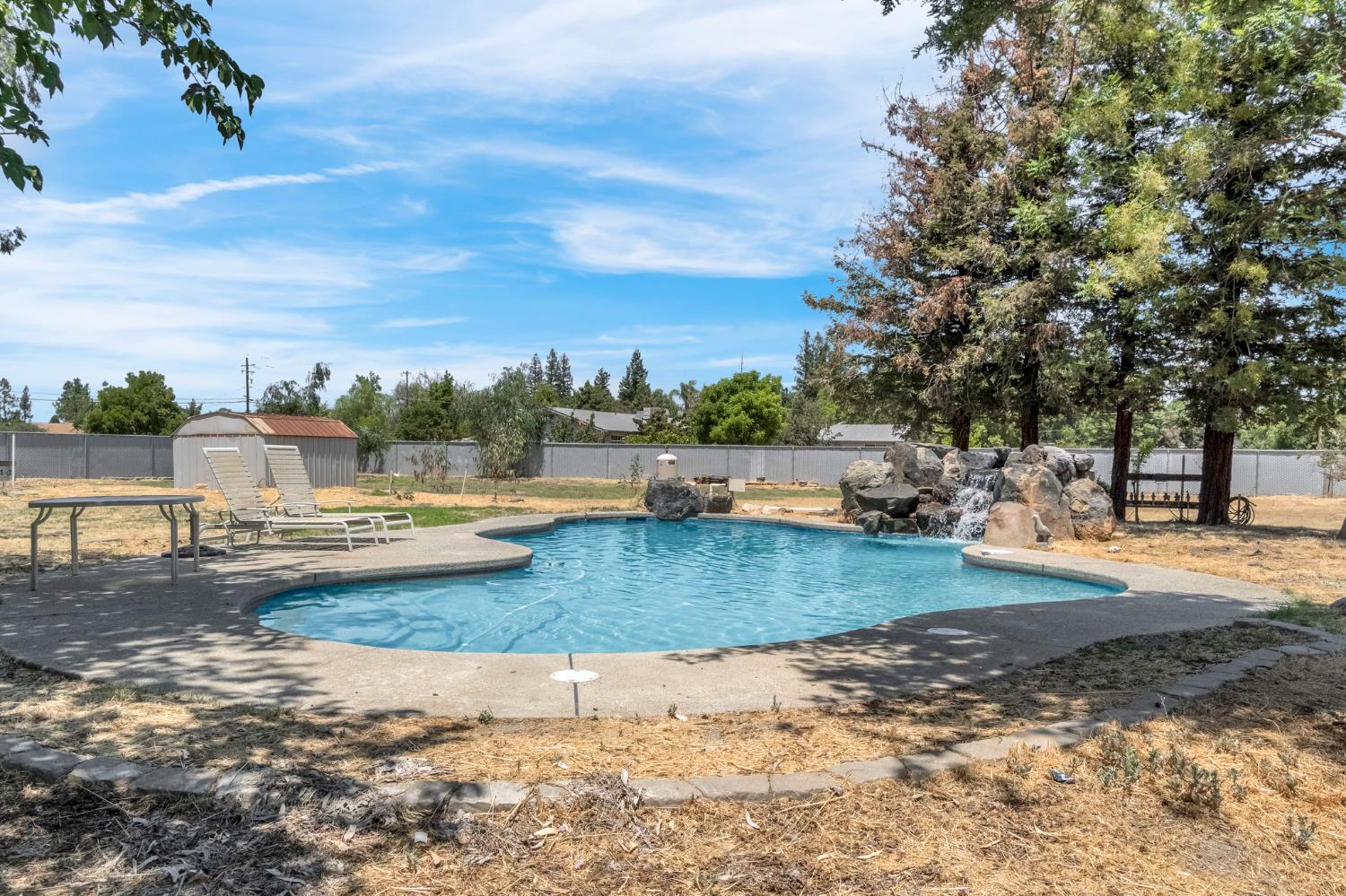 36065 Manon Avenue Madera, CA 93636 - Photo 39 of 50 a view of a yard with swimming pool
