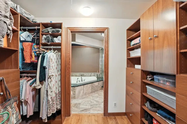 a view of a backyard with sitting area