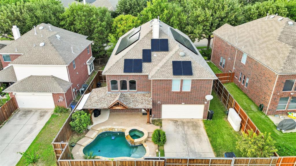 11577 Mansfield Drive Frisco, TX 75035 - Photo 36 of 37 an aerial view of a house with yard