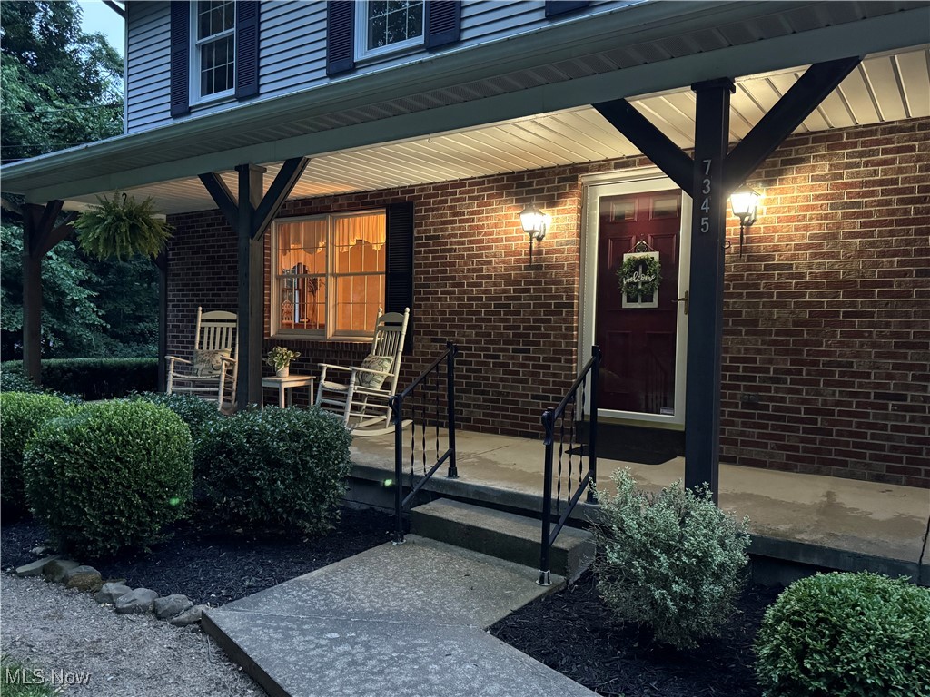 7345 Roller Road Salem, OH 44460 - Photo 50 of 50 Entrance to property featuring a porch and brick siding