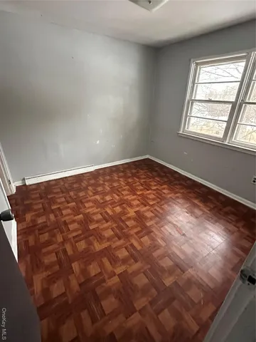 en empty room with window