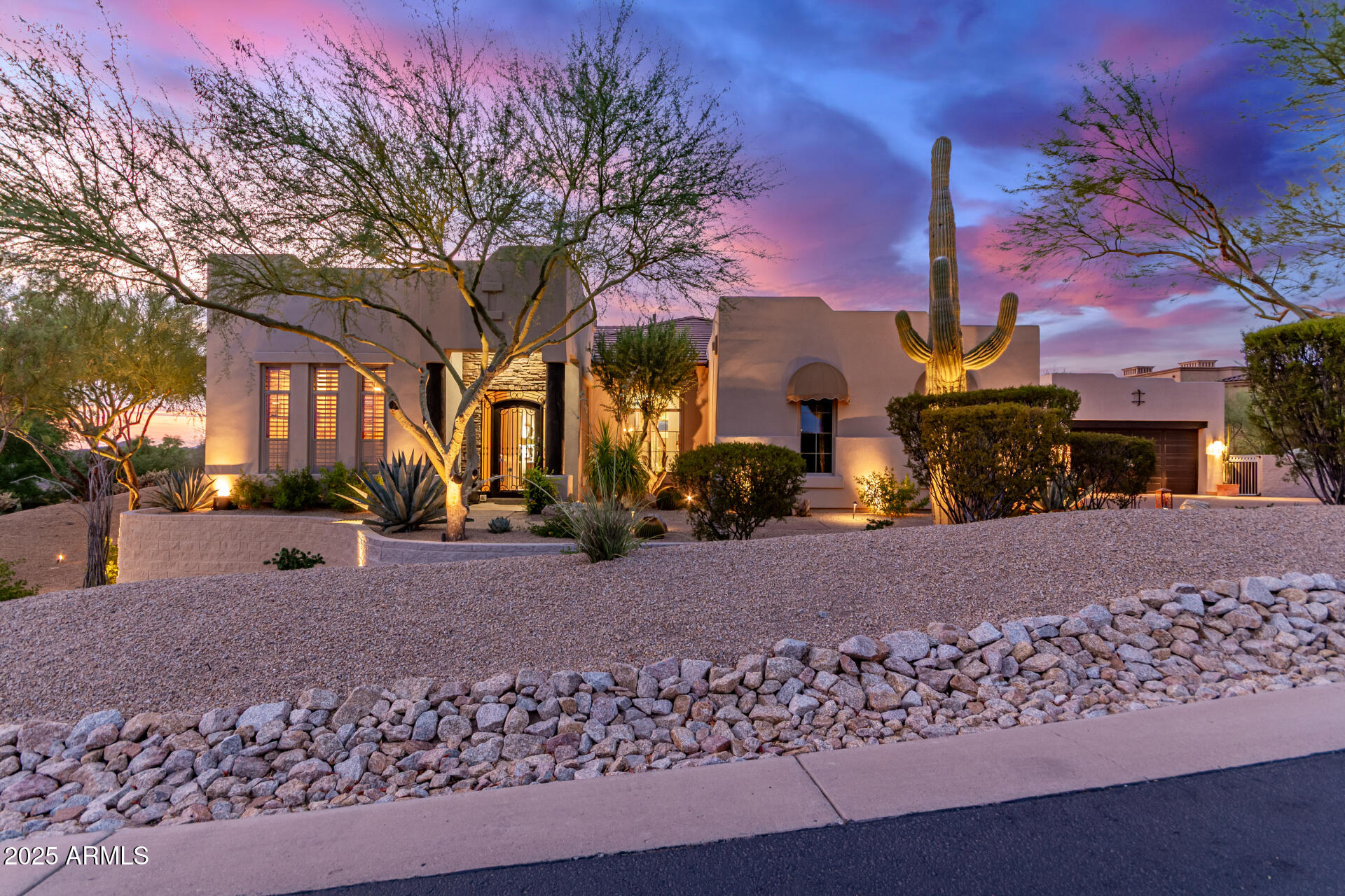 4317 North Brighton Circle Mesa, AZ 85207 - Photo 1 of 76 a front view of a house with a yard and a tree