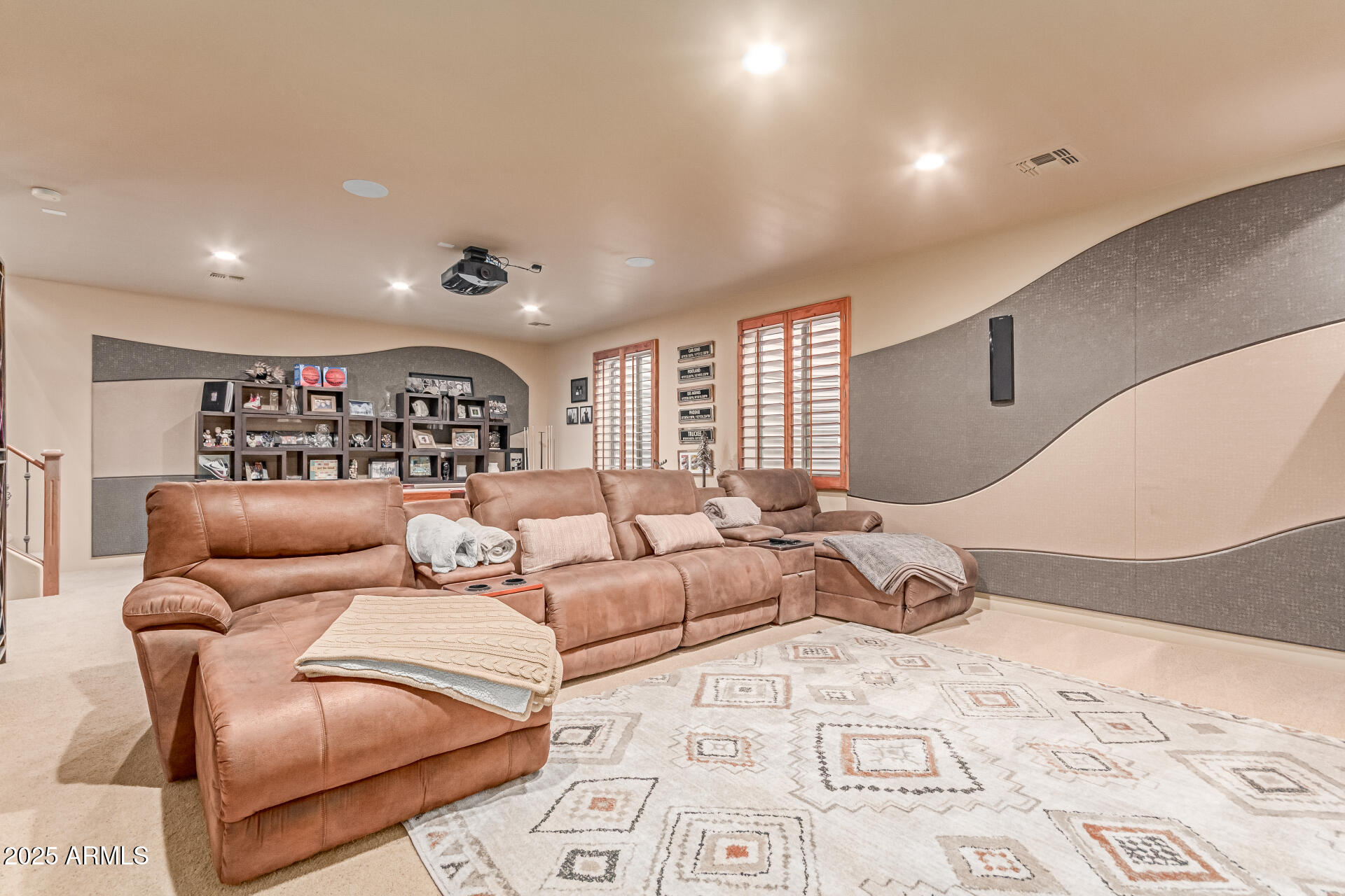 4317 North Brighton Circle Mesa, AZ 85207 - Photo 38 of 76 a living room with furniture window and a lamp