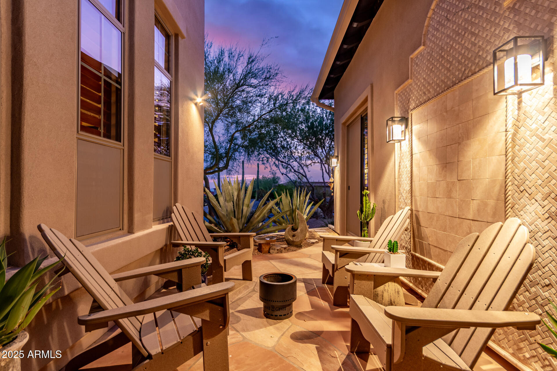 4317 North Brighton Circle Mesa, AZ 85207 - Photo 48 of 76 a view of an outdoor sitting area with swimming pool