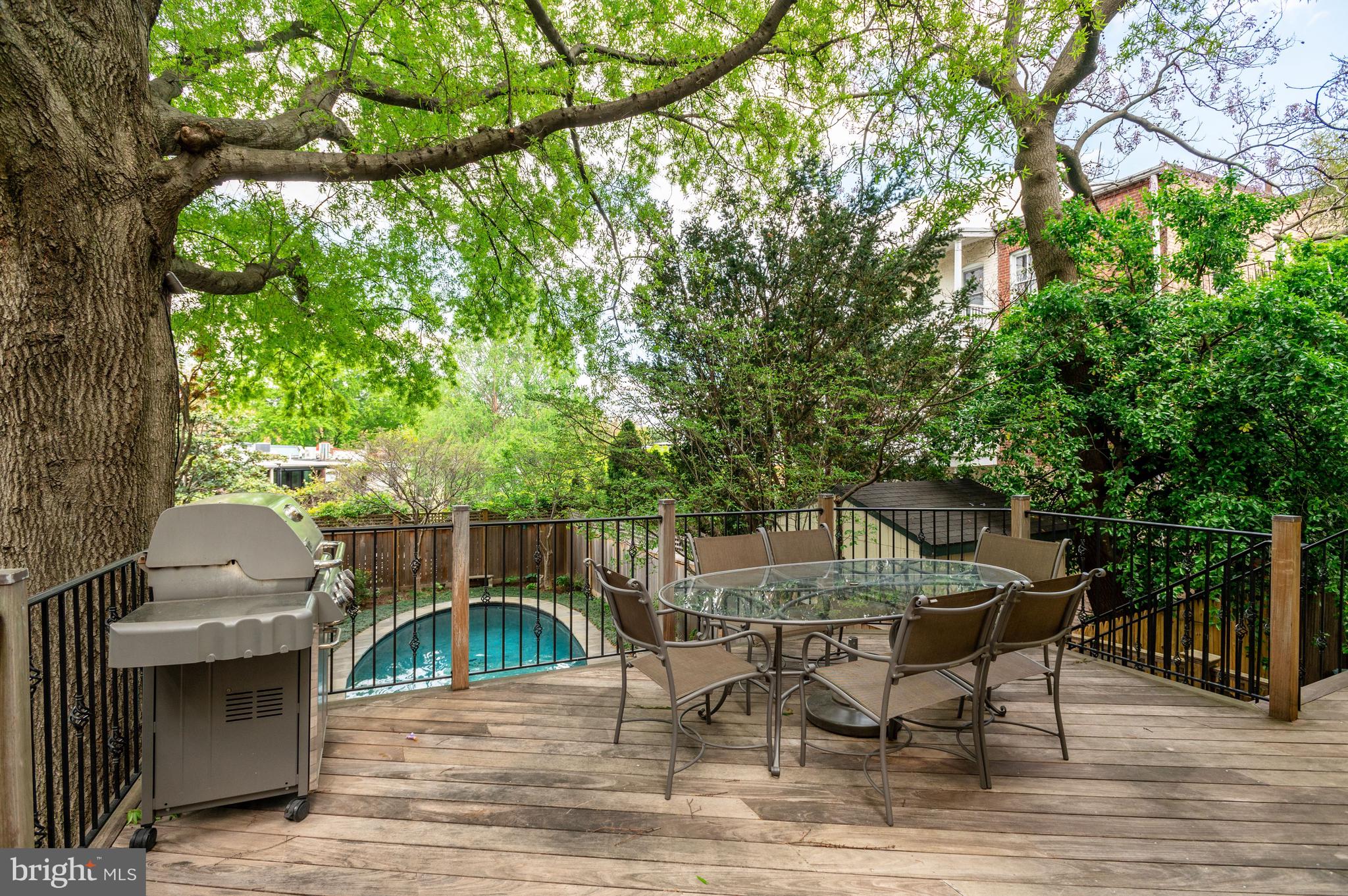 2009 Kalorama Road Northwest Washington, DC 20009 - Photo 11 of 27 Rear Deck off Main Level