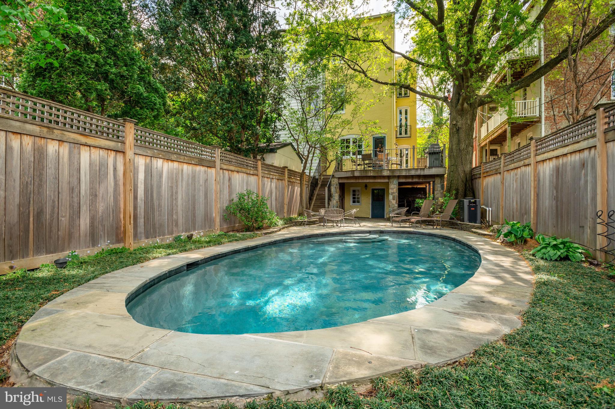2009 Kalorama Road Northwest Washington, DC 20009 - Photo 24 of 27 Pool and Rear Deck