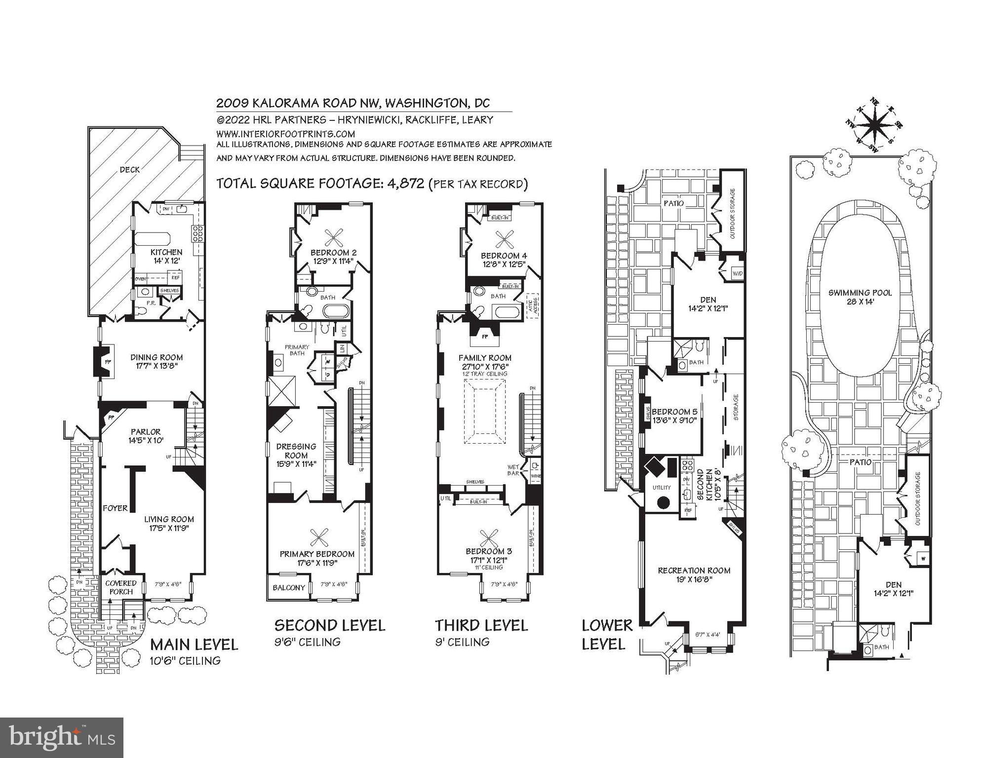 2009 Kalorama Road Northwest Washington, DC 20009 - Photo 27 of 27 Floor Plans