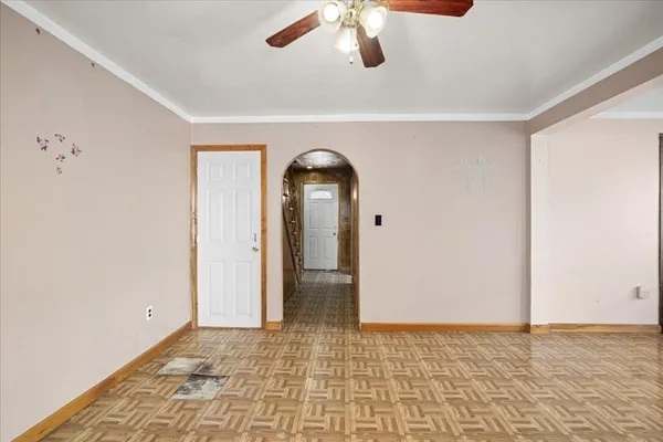 a view of an empty room