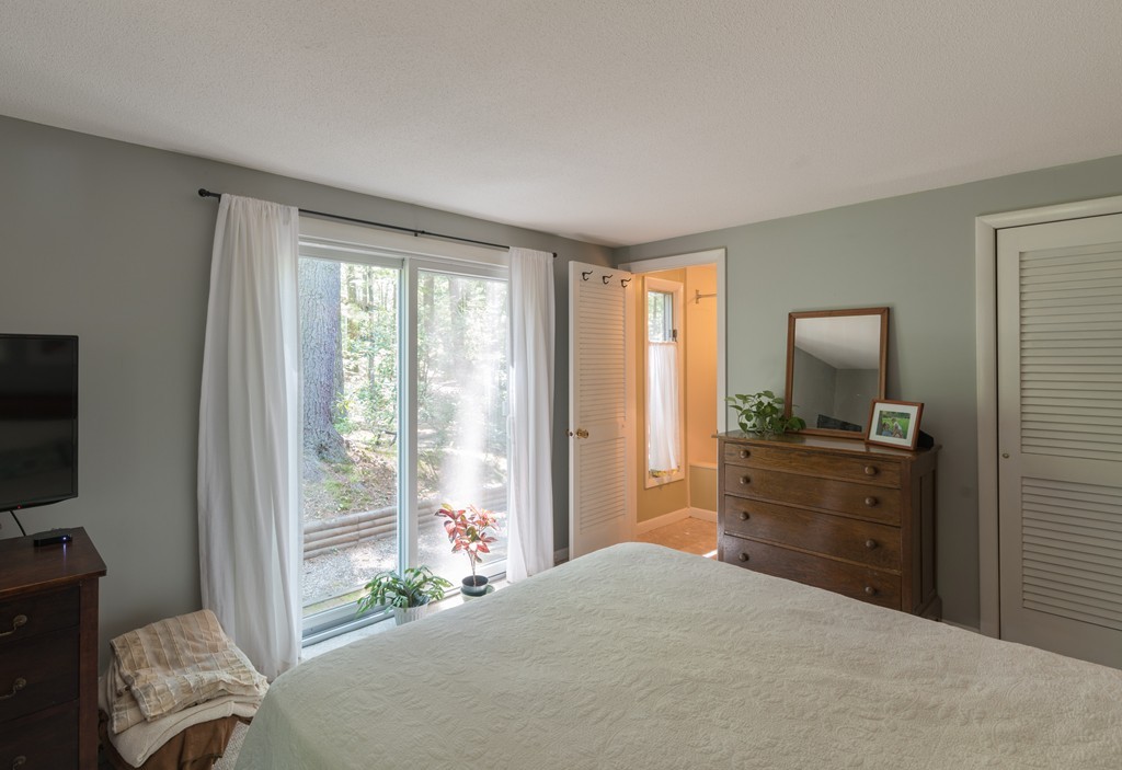 70 Stony Hill Road Amherst, MA 01002 - Photo 18 of 22 a bedroom with a bed and a television in it